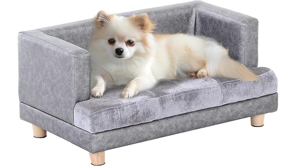 luxurious small dog bed