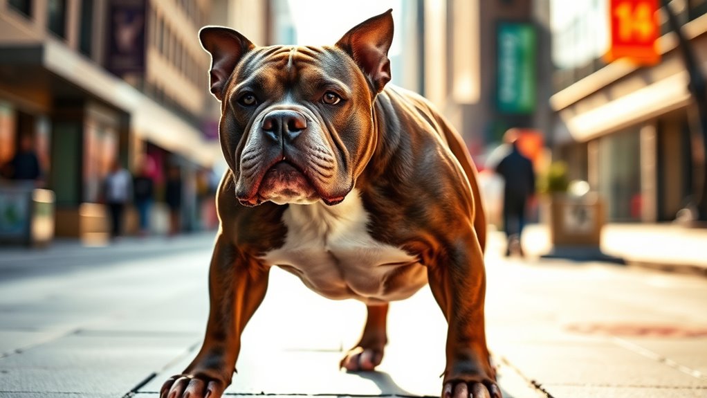 muscular loyal distinctive appearance