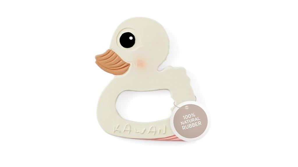 natural rubber baby teether