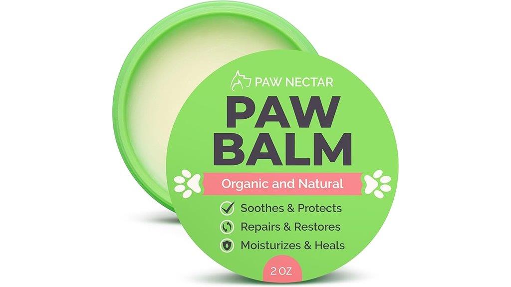 organic dog paw moisturizer