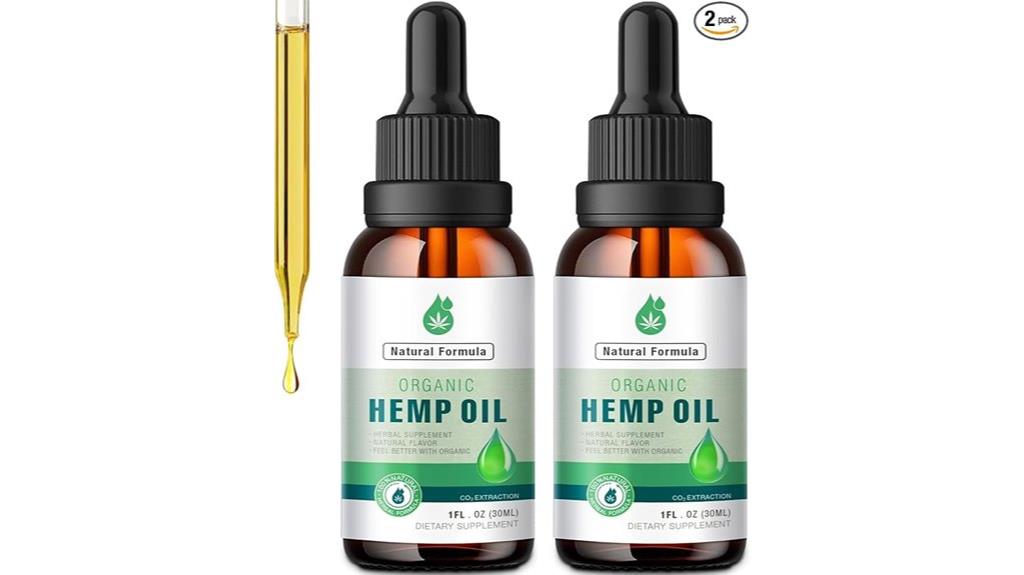 organic hemp oil tincture