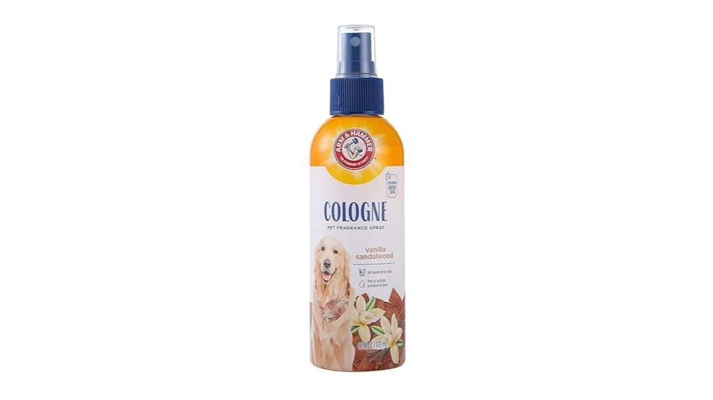 pet deodorizer with vanilla