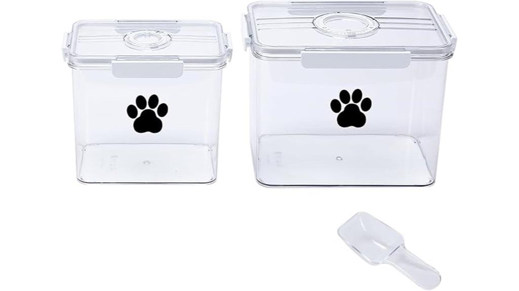 pet food storage set