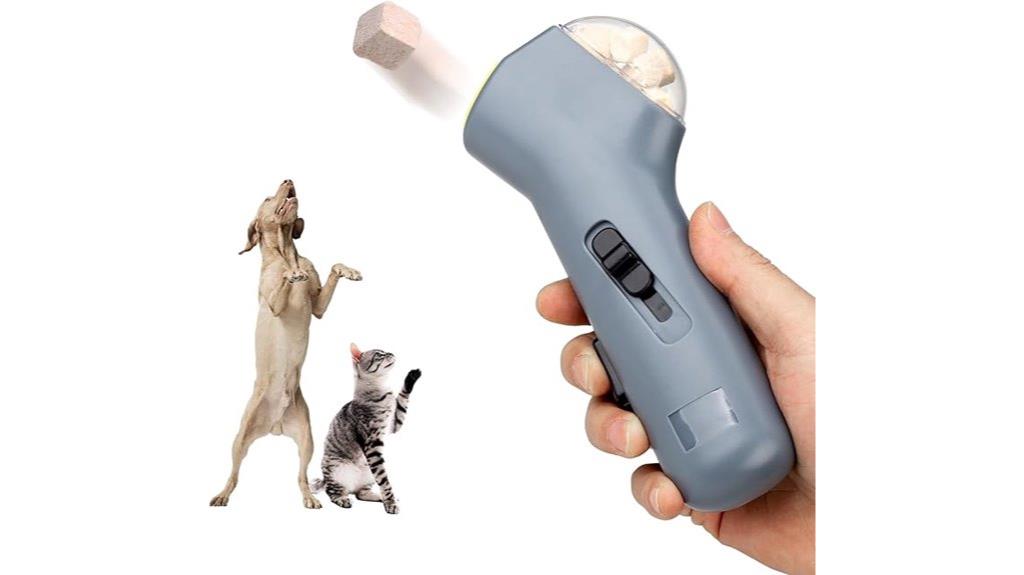 pet treat launcher device