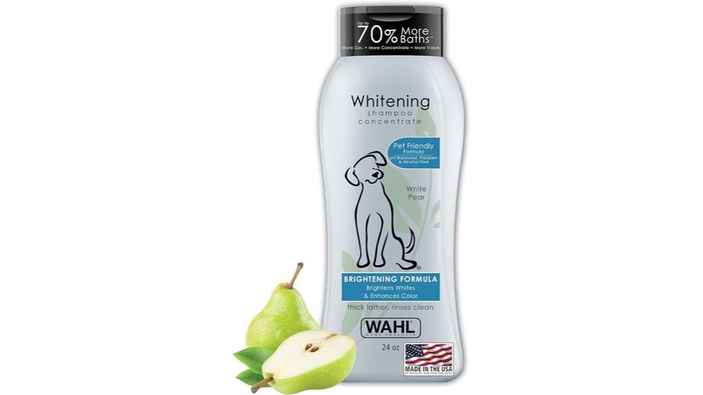 pet whitening shampoo 24 oz
