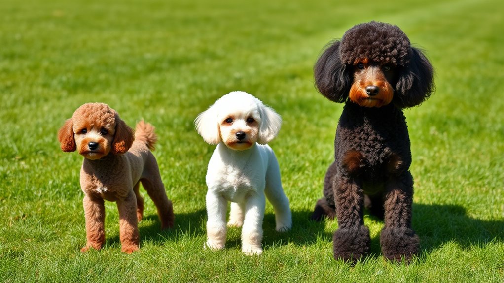 poodle size and weight