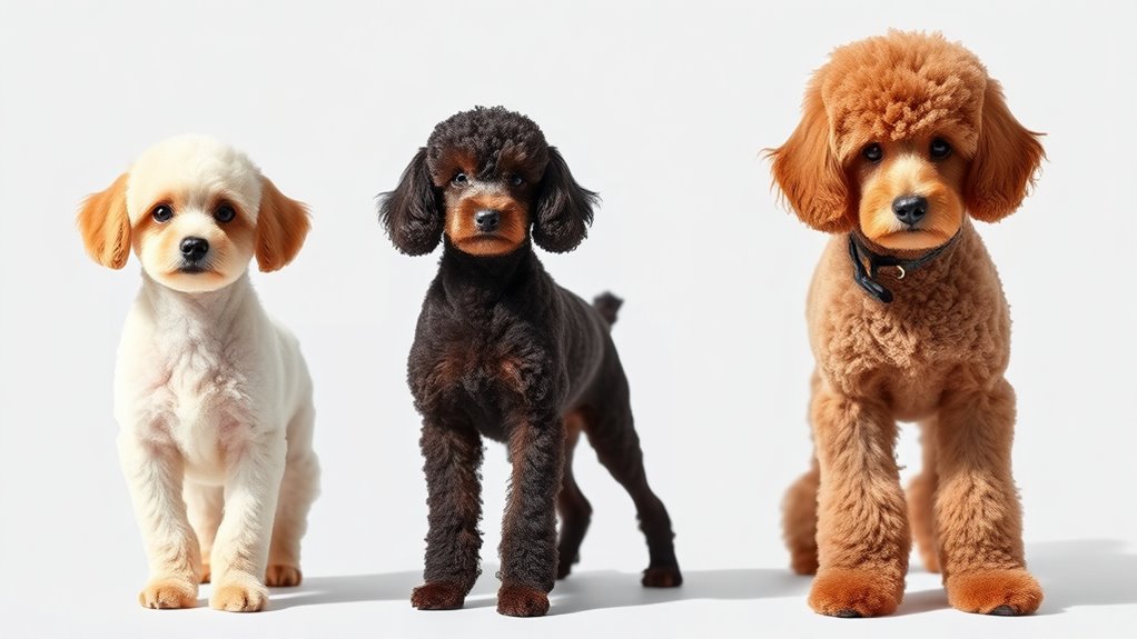 poodle size variations comparison