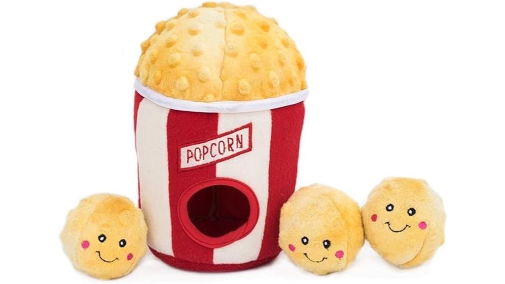popcorn bucket dog toy