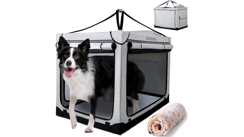 portable 36 inch collapsible dog crate