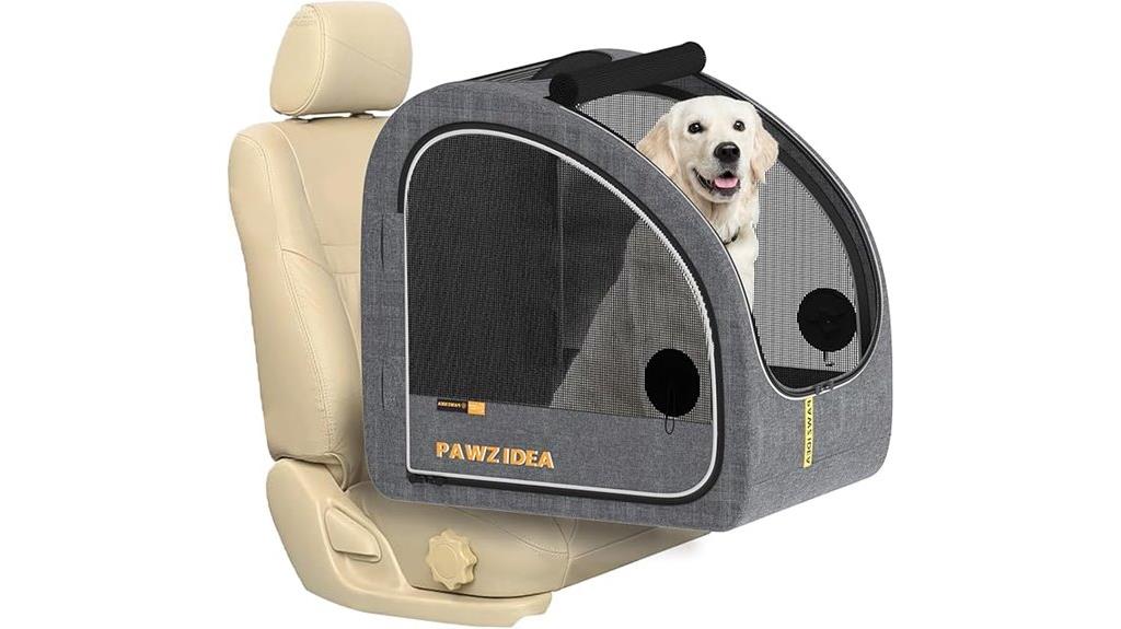 portable car dog crate