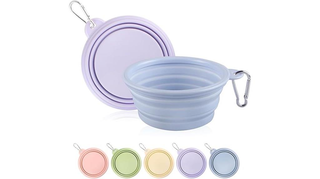 portable collapsible dog bowls