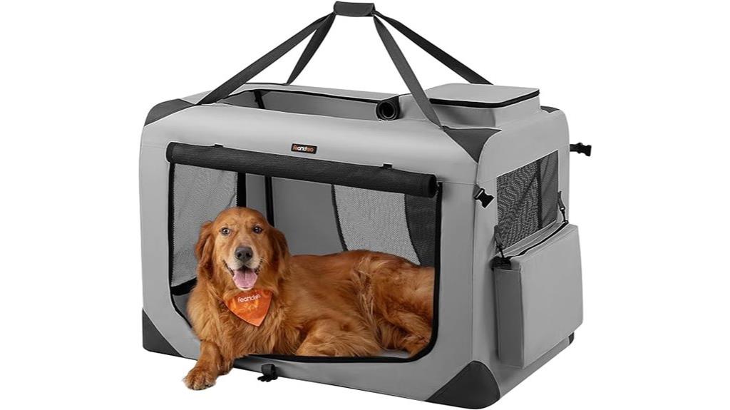 portable collapsible dog crate