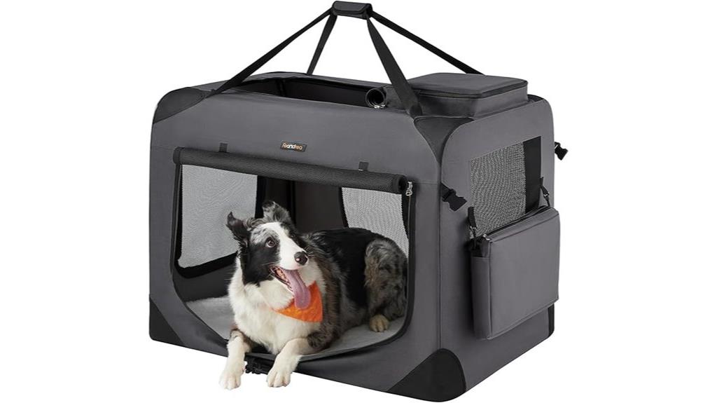 portable collapsible dog crate