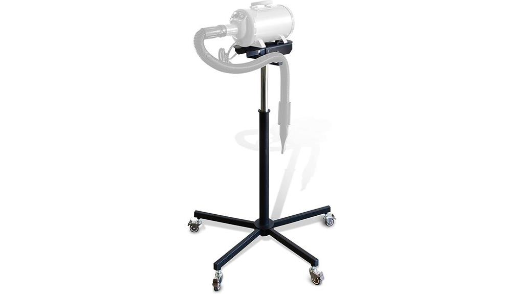 portable pet dryer stand