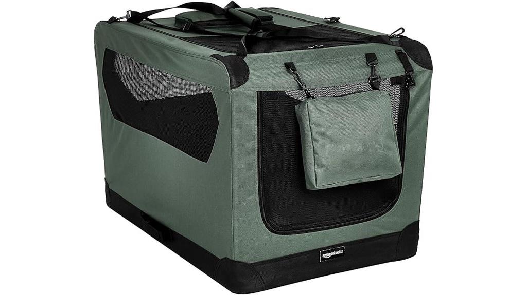 portable soft dog crate