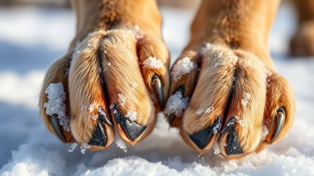 post walk paw inspection