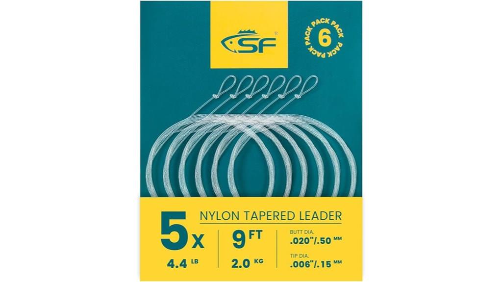 pre tied fly fishing leader