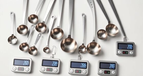 precise digital measuring scoops