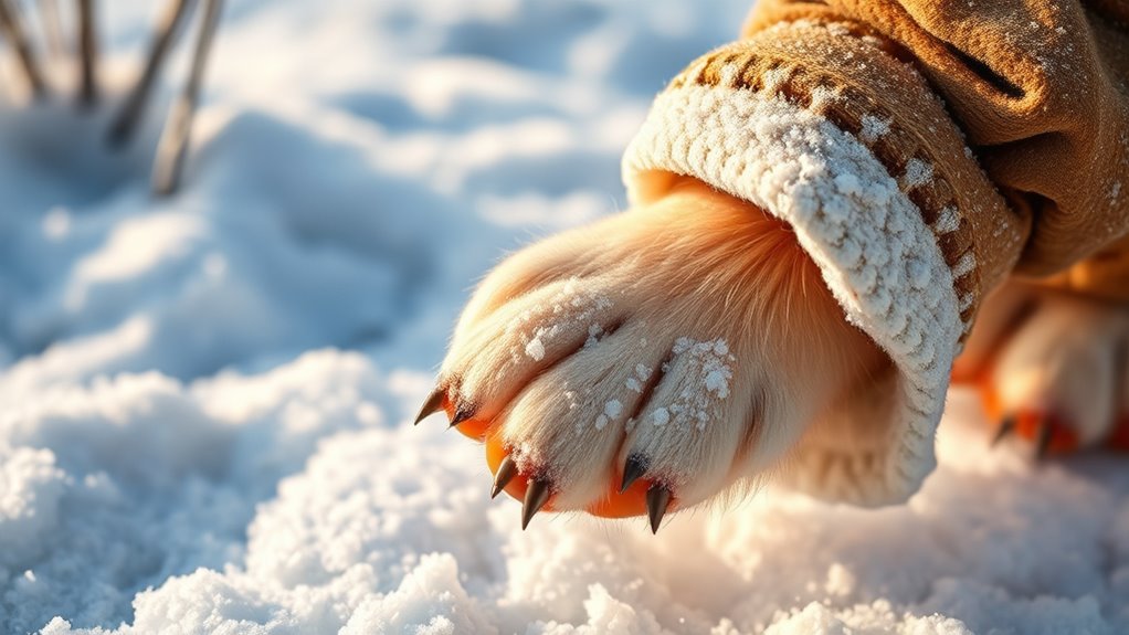 prepare paws before outdoors