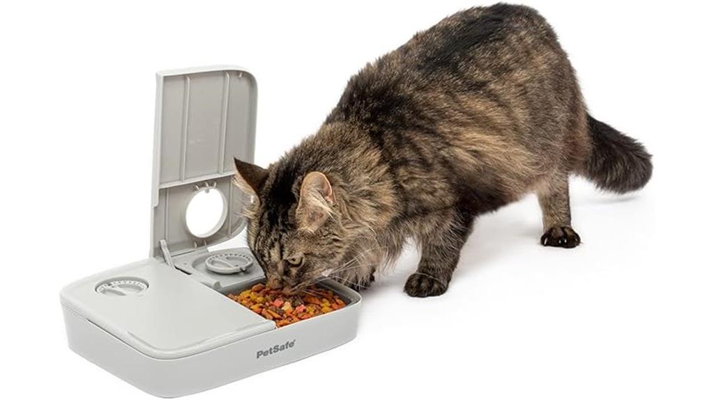 programmable 3 cup pet feeder
