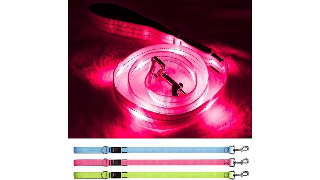 rechargeable reflective dog leash
