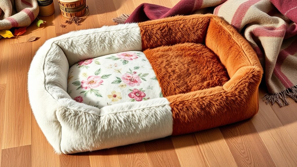 reversible seasonal dog beds