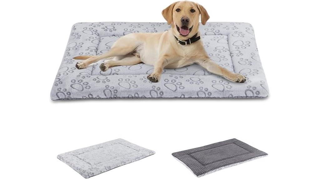 reversible washable plush bed