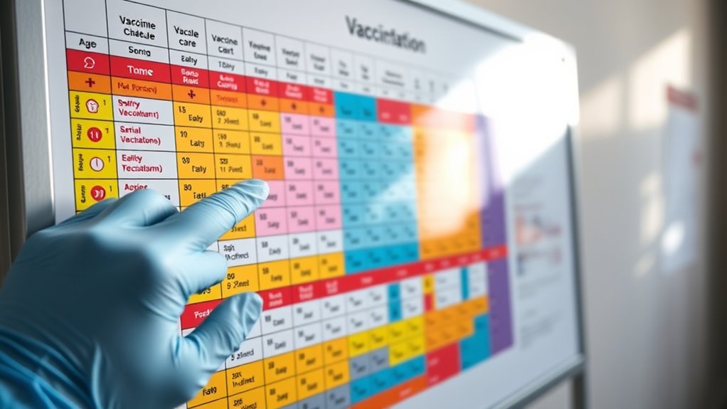 scheduled vaccines build immunity