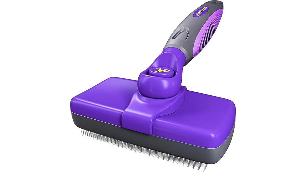 self cleaning pet brush