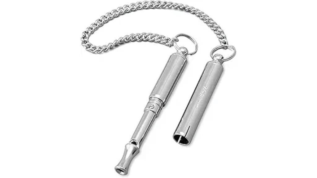 silent stainless steel whistle