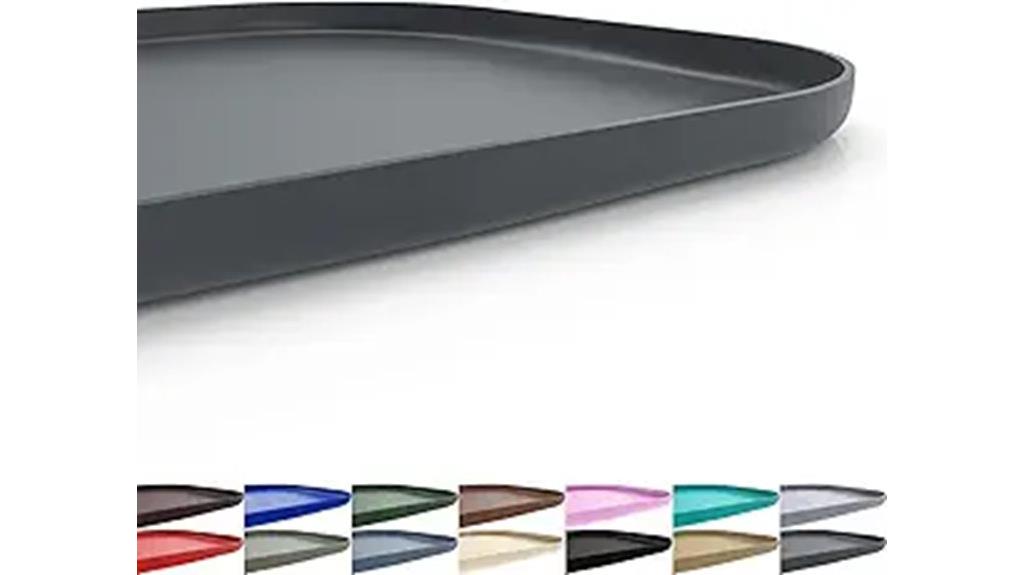 silicone mat with edge