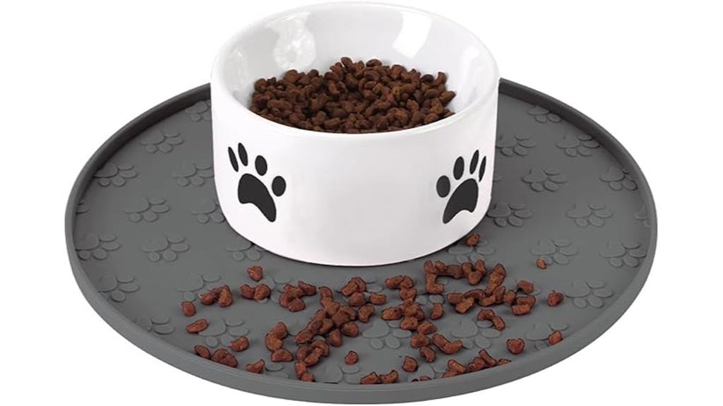 silicone pet food mat