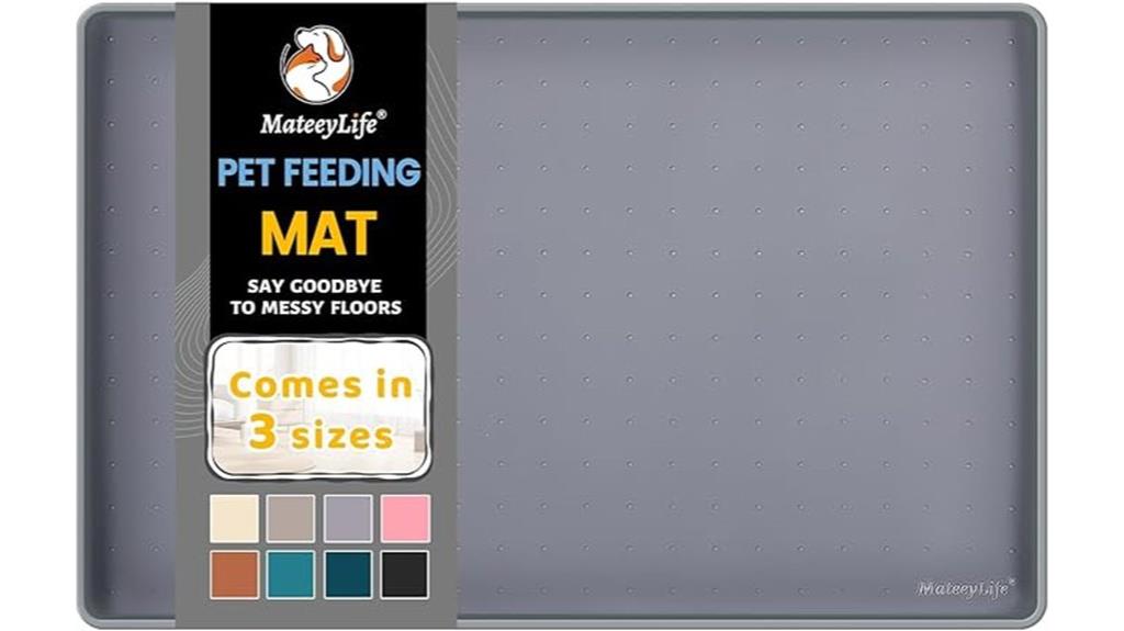silicone pet food mat