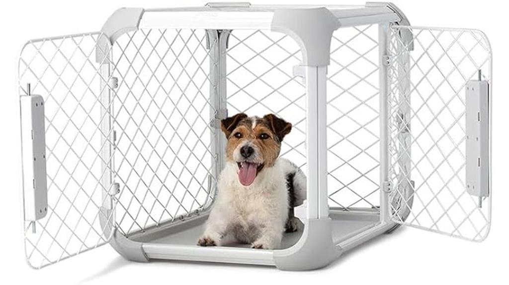 small ash dog crate