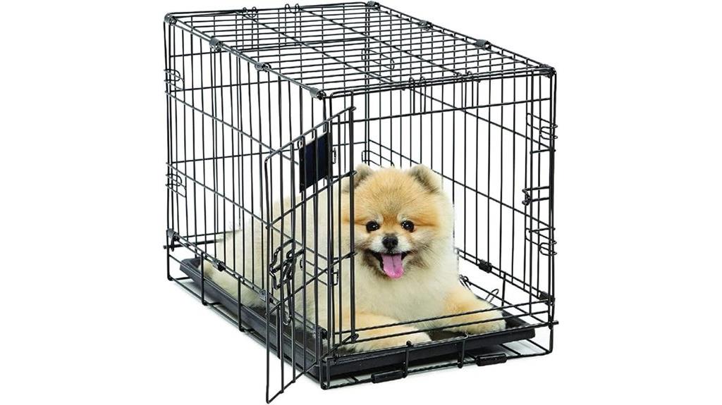 small foldable metal crate
