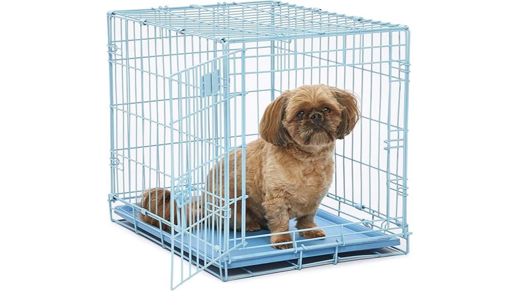 small metal dog crate