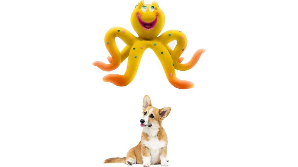 small natural rubber octopus