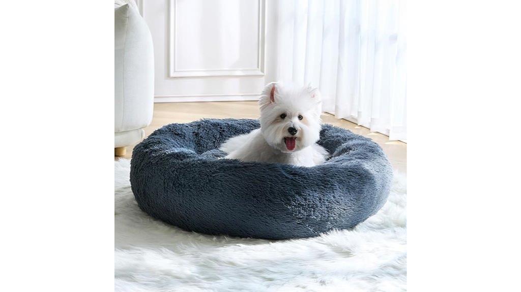 soft fluffy round bed