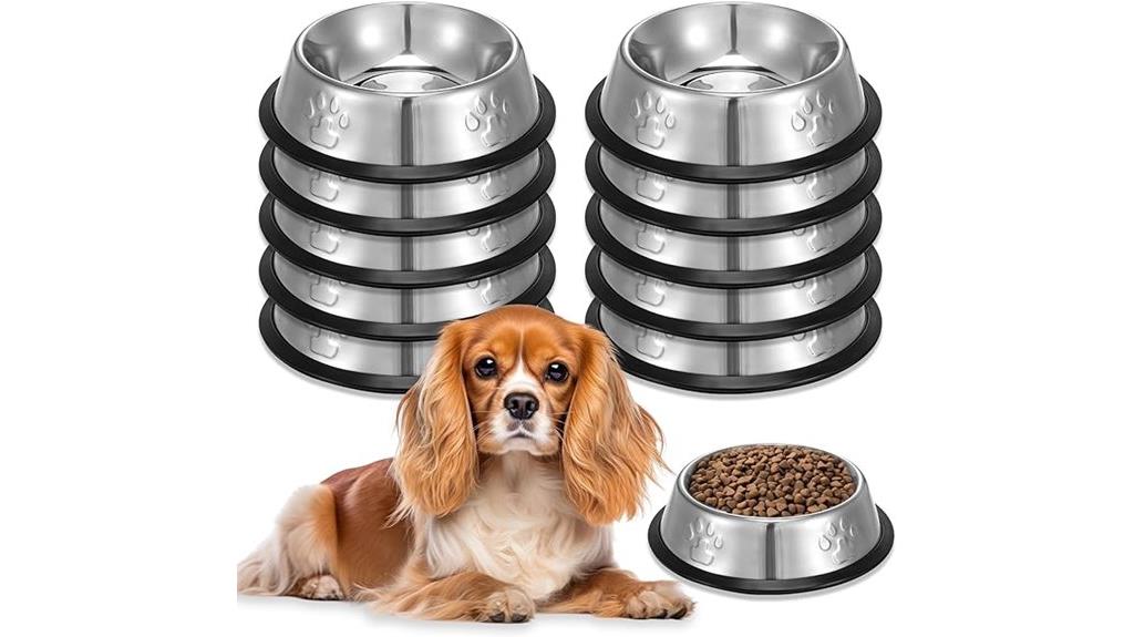 stainless steel dog bowls