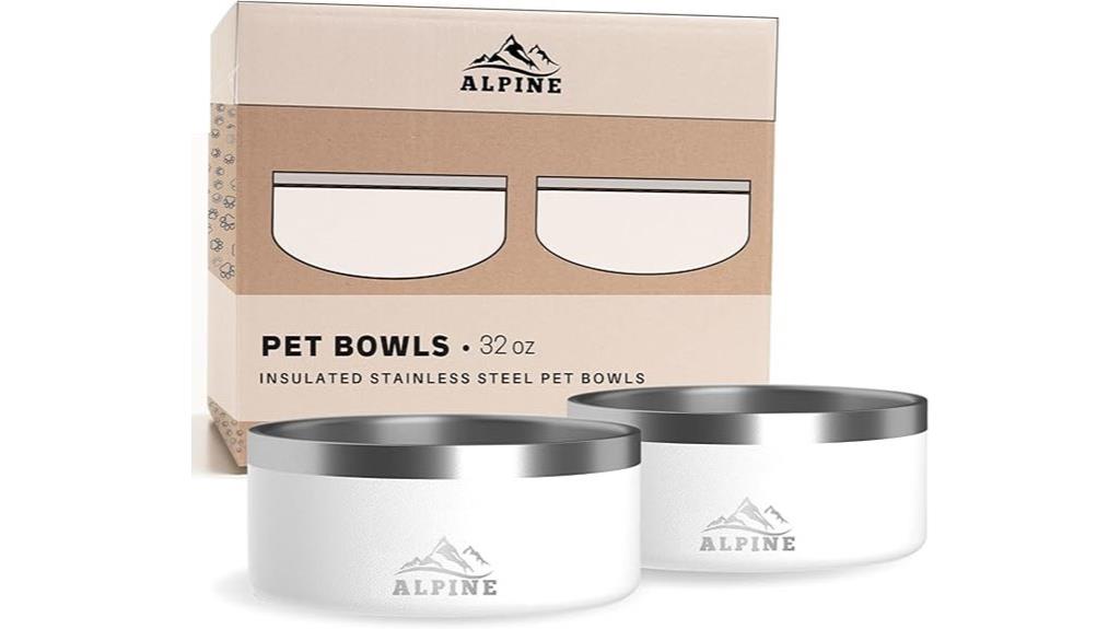 stainless steel dog bowls