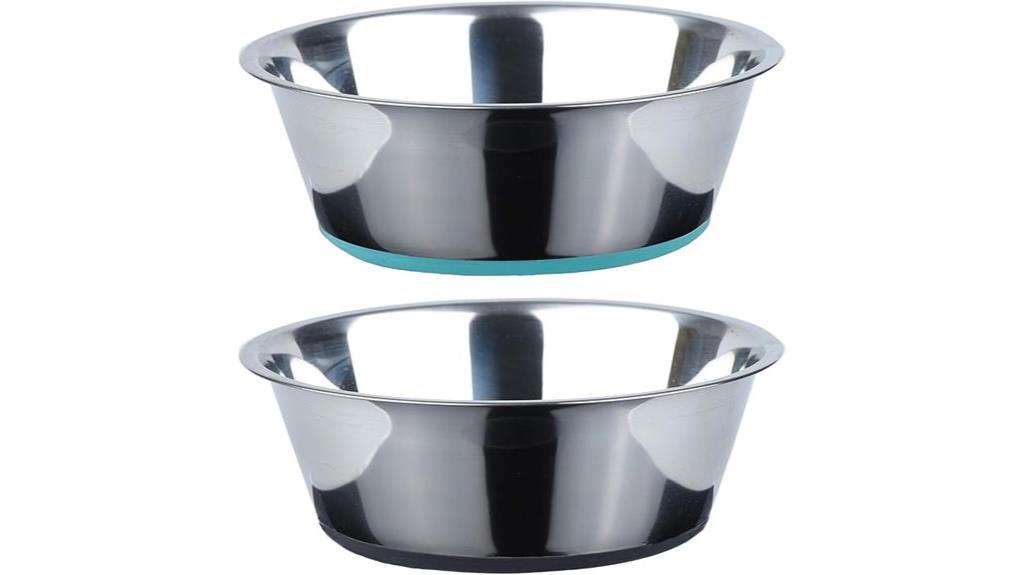 stainless steel dog bowls