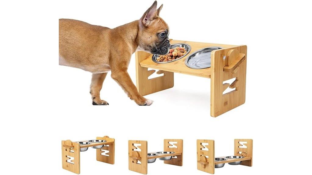 stainless steel elevated bowls