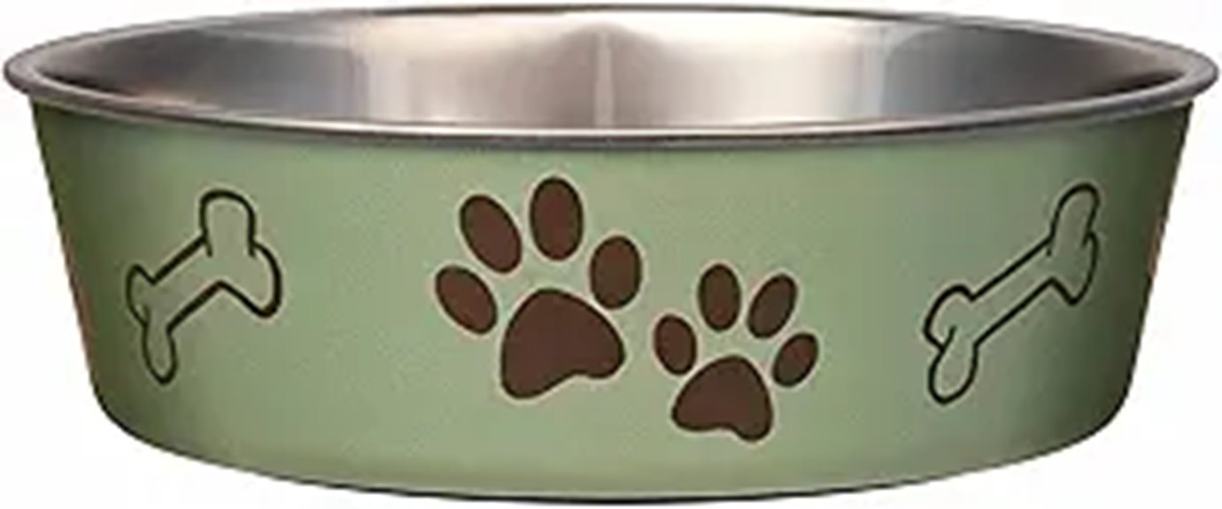 stainless steel pet bowls