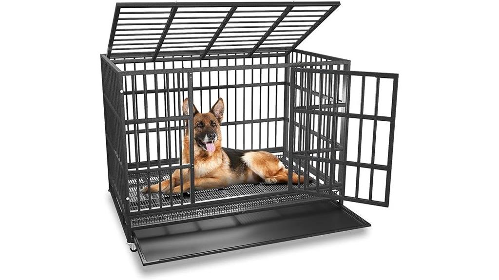 sturdy large dog cage
