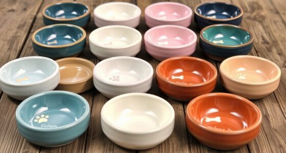 stylish custom dog bowls