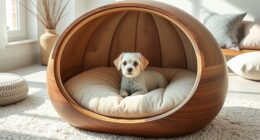 stylish small dog caves