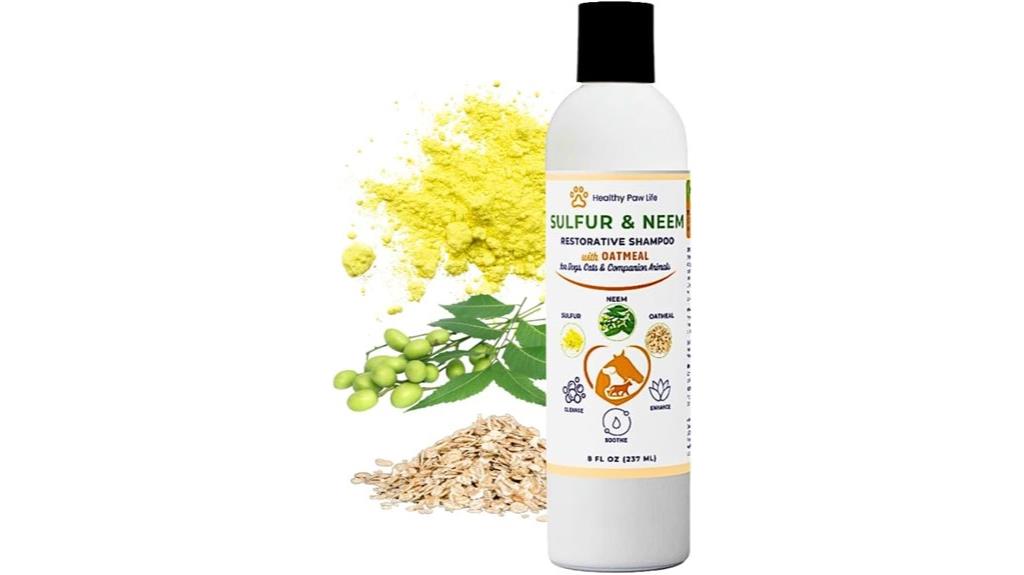 sulfur neem oatmeal shampoo
