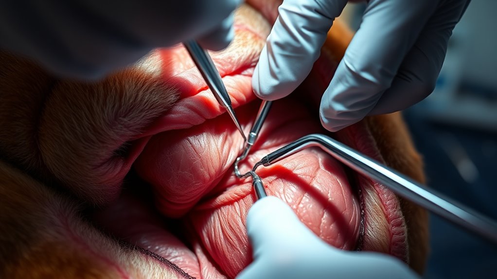 surgical stomach stabilization technique