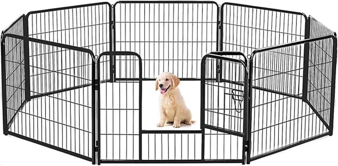 sweetcrispy metal dog pen