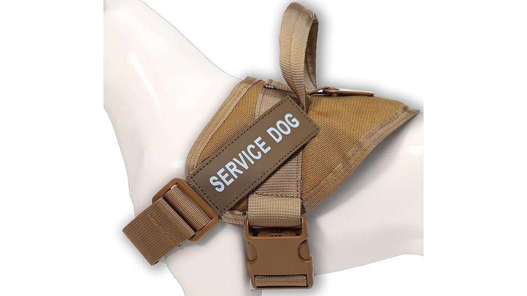 tactical service dog harness